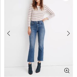 Madewell Cali-Demi Boot Jeans in Fleetwood Wash